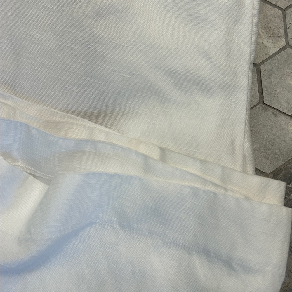 Aritzia White Wide Leg Drawstring Pants - Picture 6 of 7